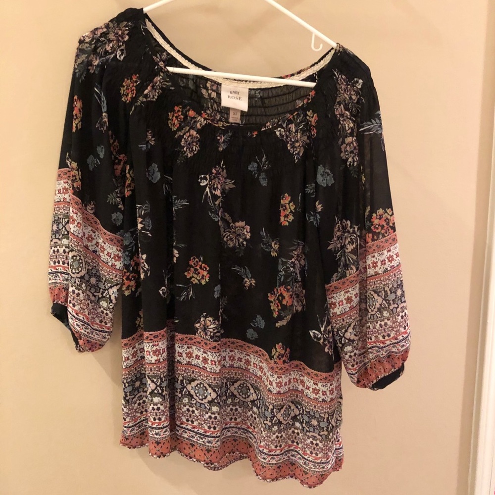 Patterned Blouse